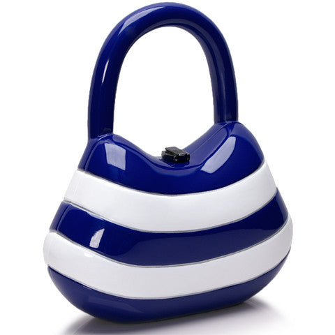 Stacie Cobalt Blue & White