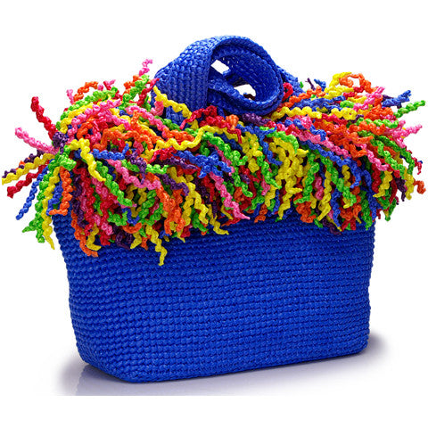 Spiral Bag (Happy Bag), Blue with Multi-Colors