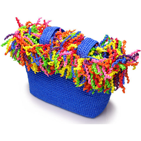 Spiral Bag (Happy Bag), Blue with Multi-Colors