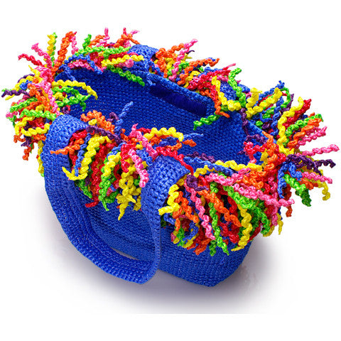 Spiral Bag (Happy Bag), Blue with Multi-Colors
